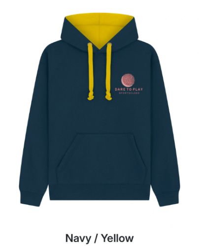 Copleston contrast colour leavers hoody